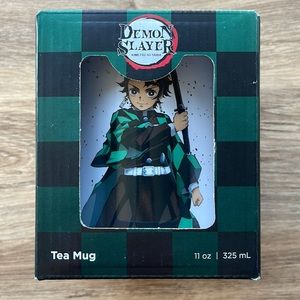 NIB DEMON SLAYER Anime KIMETSU NO YAIBA Ceramic Coffee Brush Mug Cup 11 Oz.